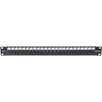 Intellinet Patch-Panel 24 poorten Netwerkpatchpaneel 483 mm (19) CAT 6 1 HE Zwart