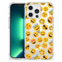 iPhone 13 Pro Max Doorzichtige Silicone Hoesje Emoji