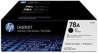 HP toner 78A, 2 100 pagina&apos;s, OEM CE278AD, zwart, duopack - thumbnail