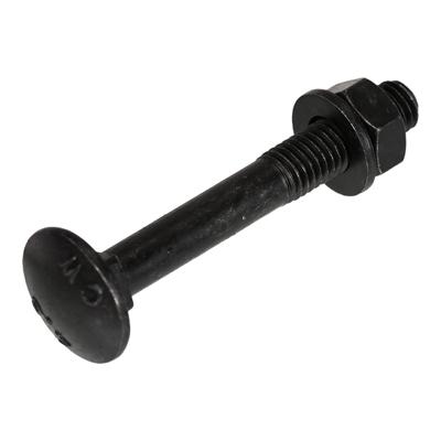 Slotbouten zwart m8X80 Blister(25)