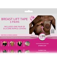 Bye Bra Plak-beha Tape Cup F-h + Siliconen Tepelbedekkers (Dh) (3 Paar)