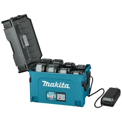 Makita BCC01 Mbox multilader voor 8 XGT accu's Makita BCC01 Mbox multilader voor 8 XGT accu's