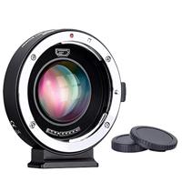 Commlite EF Lens naar M4/3 Camera Mount Adapter met Elektronische Iris, AF en 0.71x Speed Booster