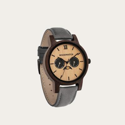 Houten Horloge Outland Grey
