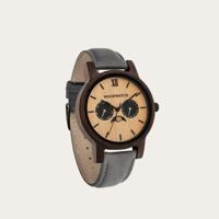 Houten Horloge Outland Grey