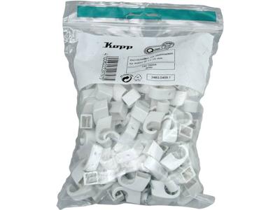 Kopp 348304091 Spijkerclip 348304091 Bundel-Ø (bereik) 10 tot 14 mm Grijs 100 stuk(s)