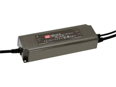 Mean Well PWM-120-12 LED-driver, LED-transformator Constante spanning, Constante stroomsterkte 120 W 10 A 12 V/DC Dimbaar, PFC-schakeling, Mean Well PWM-120-12 LED-driver, LED-transformator Constante spanning, Constante stroomsterkte 120 W 10 A 12 V/DC Dimbaar, PFC-schakeling,
