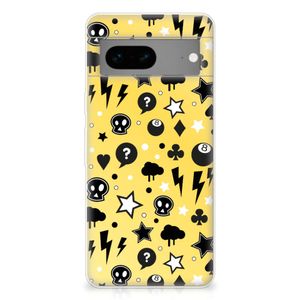 Silicone Back Case Google Pixel 7 Punk Geel