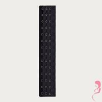 Op en Top Zwanger bh / Corset Verlenger 14 Haaks Zwart (per stuk)