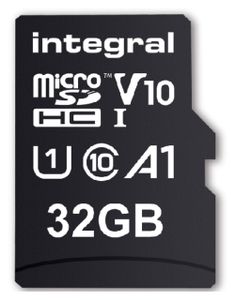 Integral 32GB HIGH SPEED MICROSDHC/XC V10 UHS-I U1 MicroSD