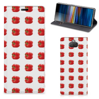 Sony Xperia 10 Plus Flip Style Cover Paprika Red - thumbnail