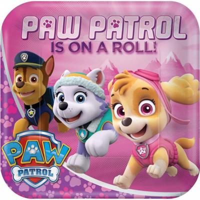 Bordjes Paw Patrol pink
