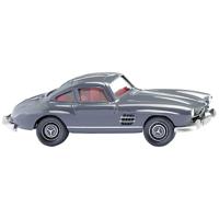 Wiking 0230 02 H0 Auto Mercedes Benz 300 SL Coupé, ijzergrijs - thumbnail