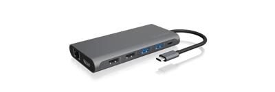 ICY BOX-DK4050-CPD interface hub USB 3.2 Gen 1 (3.1 Gen 1) Type-C 5000 Mbit/s Antraciet ICY BOX-DK4050-CPD interface hub USB 3.2 Gen 1 (3.1 Gen 1) Type-C 5000 Mbit/s Antraciet