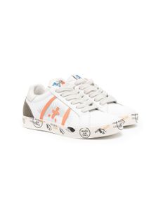 Premiata Kids baskets Andy à lacets - Blanc