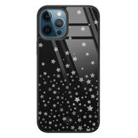 iPhone 12 Pro glazen hardcase - Falling stars