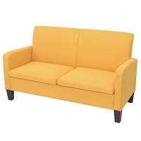 vidaXL Tweezitsbank Geel Tweezitter Bank Zitbank Banken Bankje Zitmeubel