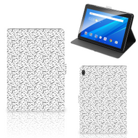 Lenovo Tab E10 Tablet Hoes Stripes Dots - thumbnail