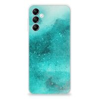 Hoesje maken Samsung Galaxy A14 5G Painting Blue - thumbnail