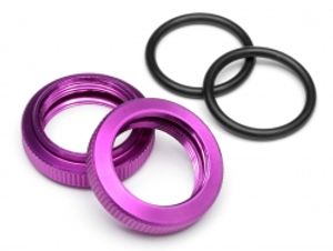 Shock adjuster nut 20mm (purple/2pcs)