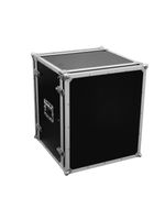 ROADINGER Effect Rack CO DD, 12U, 38cm deep, black - thumbnail