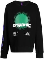 OAMC sweat en coton à imprimé graphique - Noir