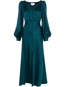 Sachin & Babi robe mi-longue Amy en satin - Bleu