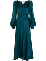 Sachin & Babi robe mi-longue Amy en satin - Bleu - thumbnail