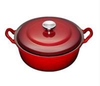 LE CREUSET - Faitout - Braadpan 24cm 3,00l Kersenrood - thumbnail