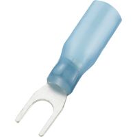 Conrad Components 93014c511 Vorkkabelschoen Met krimpkous 1.50 mm² 2.50 mm² Gat diameter=3.2 mm Deels geïsoleerd Blauw 30 stuk(s)