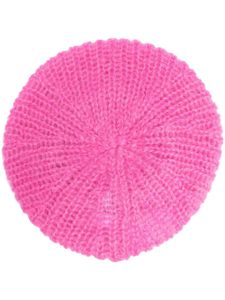 GANNI béret en mohair mélangé - Rose