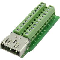 TRU COMPONENTS 1307037 HDMI-connector Bus, inbouw verticaal Aantal polen: 22 1 stuk(s)