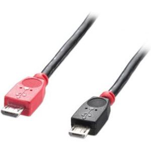 Lindy 31759 USB-kabel 1 m USB 2.0 Micro-USB B Zwart