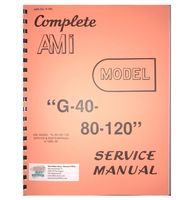 AMI G-40-80-120 Jukebox Service Manual & Parts Catalog - thumbnail