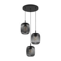 Eglo Zwarte hanglamp Romazzina 3-lichts 900686 - thumbnail