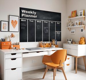 Weekplanner krijtbord sticker