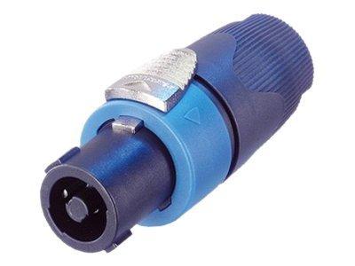 Neutrik NL4FX Luidsprekerconnector Stekker, recht Aantal polen: 4 Zwart, Zilver, Blauw 1 stuk(s) Neutrik NL4FX Luidsprekerconnector Stekker, recht Aantal polen: 4 Zwart, Zilver, Blauw 1 stuk(s)