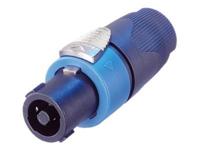 Neutrik NL4FX Luidsprekerconnector Stekker, recht Aantal polen: 4 Zwart, Zilver, Blauw 1 stuk(s)