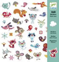 160 Kleine Vrienden-stickers DJECO blauw