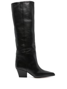 Paris Texas bottes en cuir - Noir