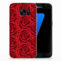 Samsung Galaxy S7 TPU Case Red Roses - thumbnail