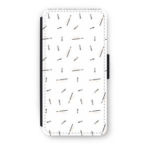 Hipster stripes: iPhone 8 Plus Flip Hoesje