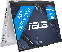 ASUS Vivobook S 16 Flip TN3604YA-MC086W AMD Ryzen™ 7 7730U Hybride (2-in-1) 40,6 cm (16") Touchscreen WUXGA 16 GB DDR4-SDRAM 1 TB SSD Wi-Fi 6E (802.11ax) Windows 11 Home Zilver - thumbnail