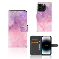 Hoesje iPhone 15 Pro Pink Purple Paint - thumbnail