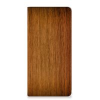 Samsung Galaxy A15 Book Wallet Case Donker Hout - thumbnail