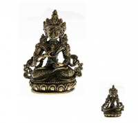 Minibeeldje Boeddha Vajrasattva messing - 7 cm - 75 g - M