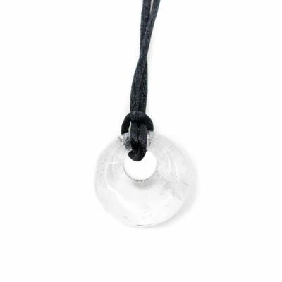 Edelsteen Donut Bergkristal (20 mm) Edelsteen Donut Bergkristal (20 mm)