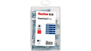 Fischer Meisterbox PowerFast II SK TG TX 562274 Spaanplaatschroeven assortiment Staal Galvanisch verzinkt 1 set(s)