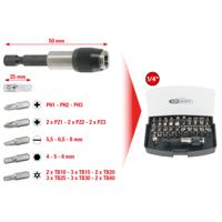 KS Tools 911.2060 schroevendraaierbit 32 stuk(s)