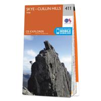 Wandelkaart - Topografische kaart 411 OS Explorer Map Skye, Cuillin Hi - thumbnail